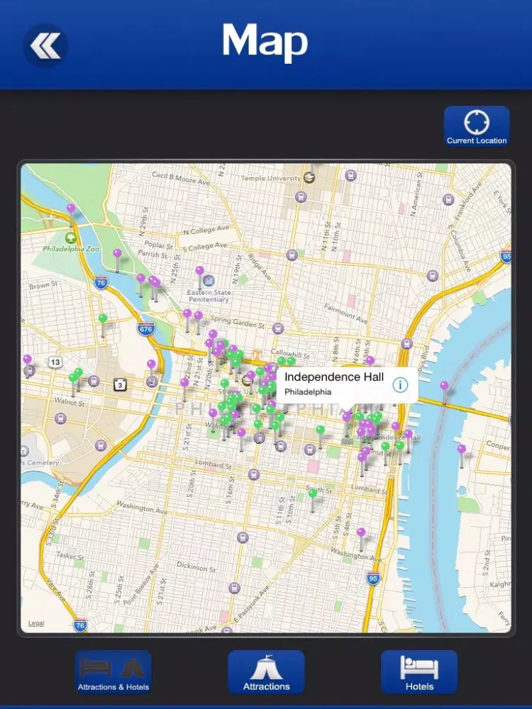 Screenshot di Philadelphia City Travel Guide iPad 