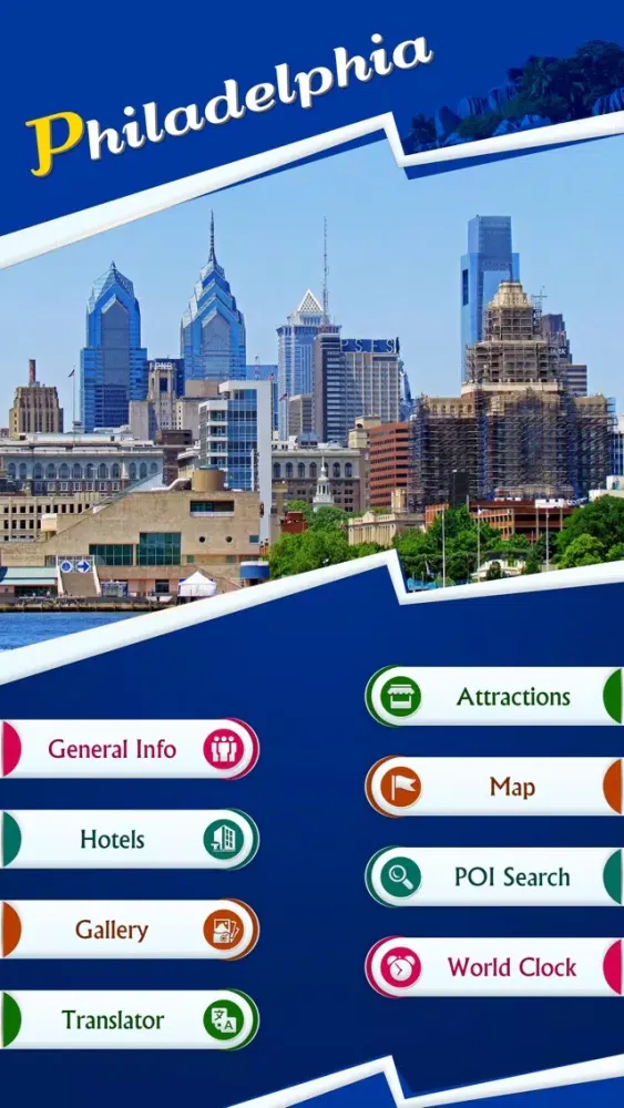 Screenshot di Philadelphia City Travel Guide