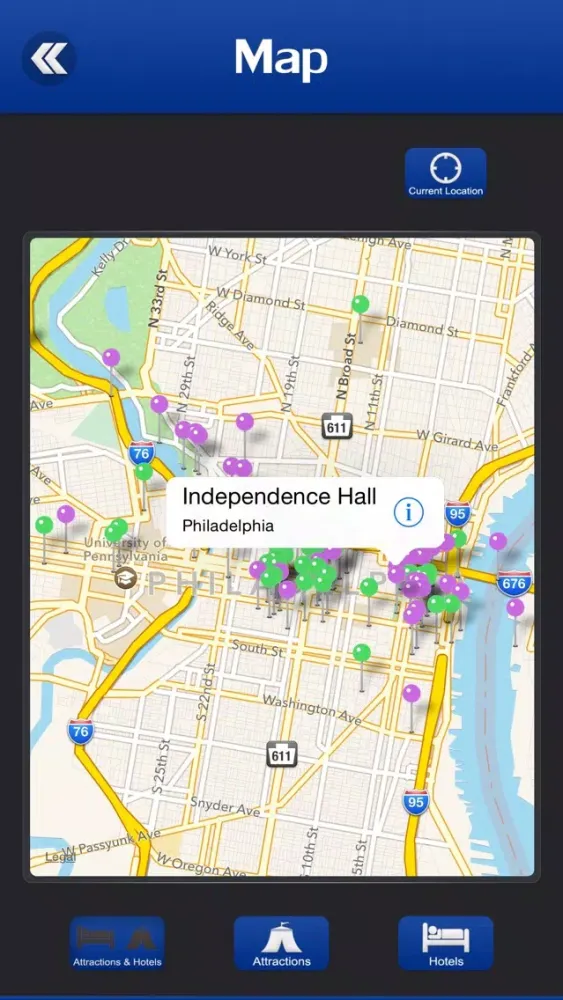 Screenshot di Philadelphia City Travel Guide