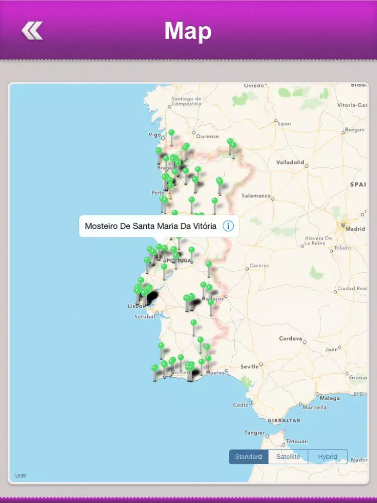 Portugal Tourism iPad  سکرین شاٹس