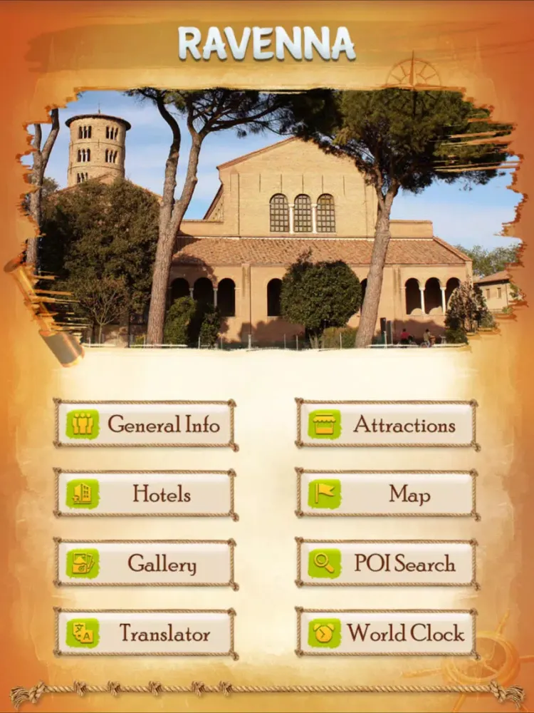 Ravenna Travel Guide iPad 应用截图