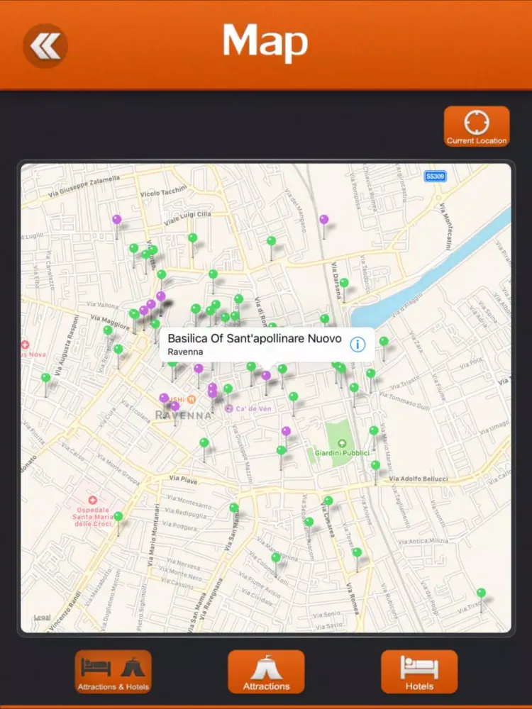 Ravenna Travel Guide iPad 应用截图