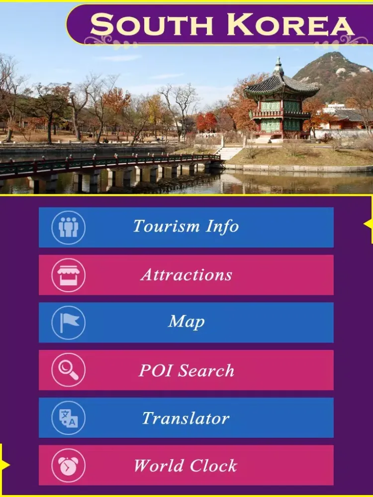 South Korea Tour Guide iPad 应用截图
