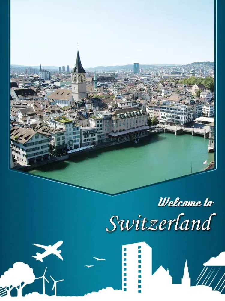 Capturas de tela do Switzerland Tourist Guide iPad 