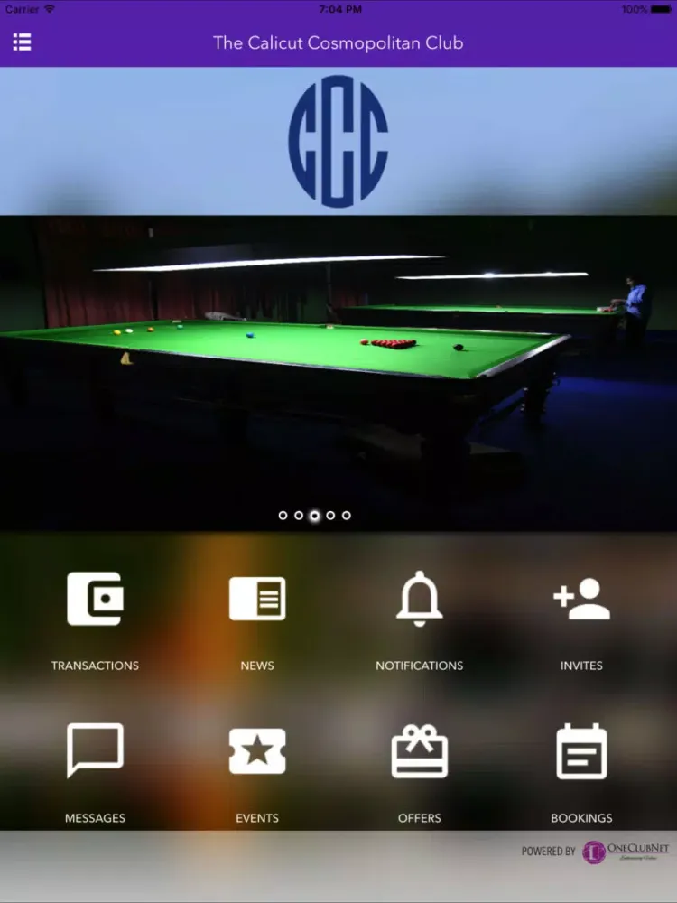 Calicut Cosmopolitan Club iPad  スクリーンショット