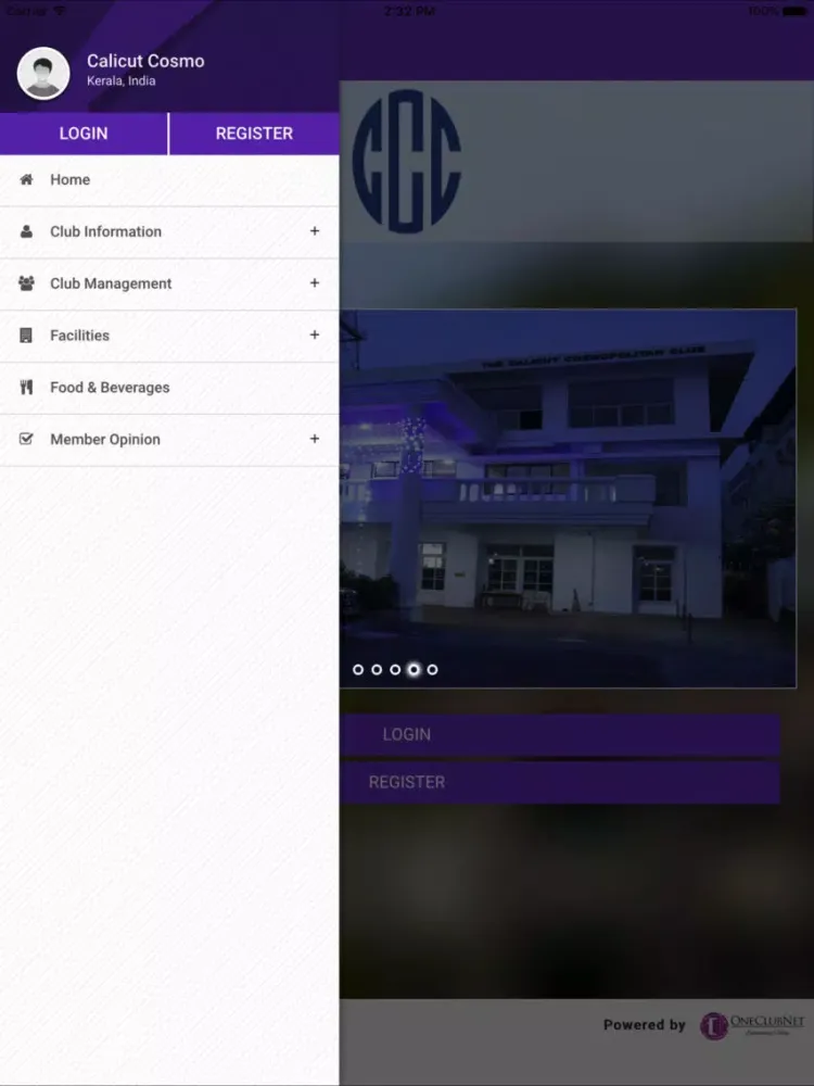 Calicut Cosmopolitan Club iPad  スクリーンショット