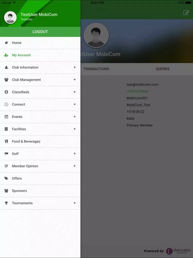 Danau Golf Club iPad  Screenshots