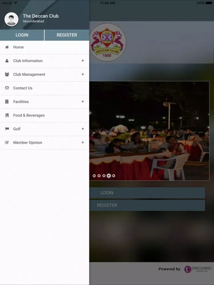 The Deccan Club iPad  Ekran Görüntüleri