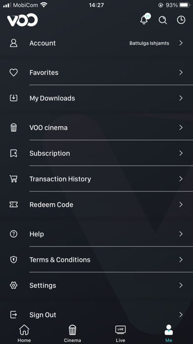VOO应用截图