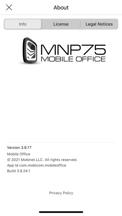 Mobile Office MO Screenshots