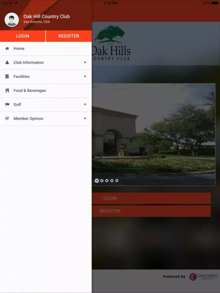 Screenshot di Oak Hills Country Club iPad 