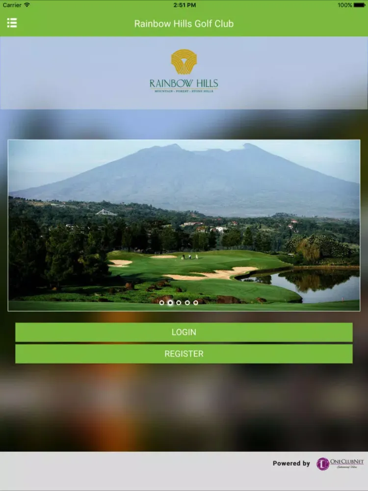Rainbow Hills Golf Club iPad  스크린샷