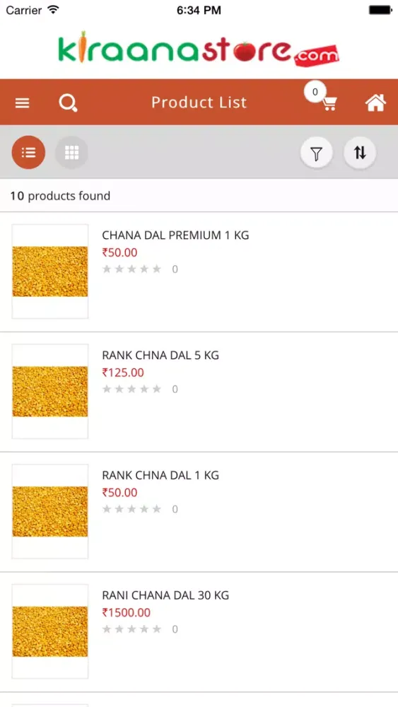 Tangkapan layar Buy Grocery Online | Kiraanastore