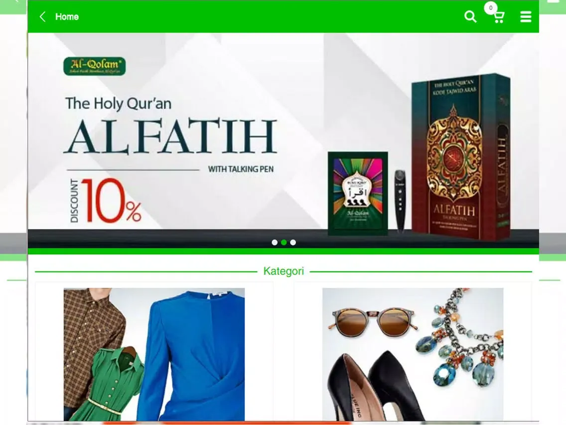 Capturas de tela do PlazaHidayah - Muslim Online Shop iPad 