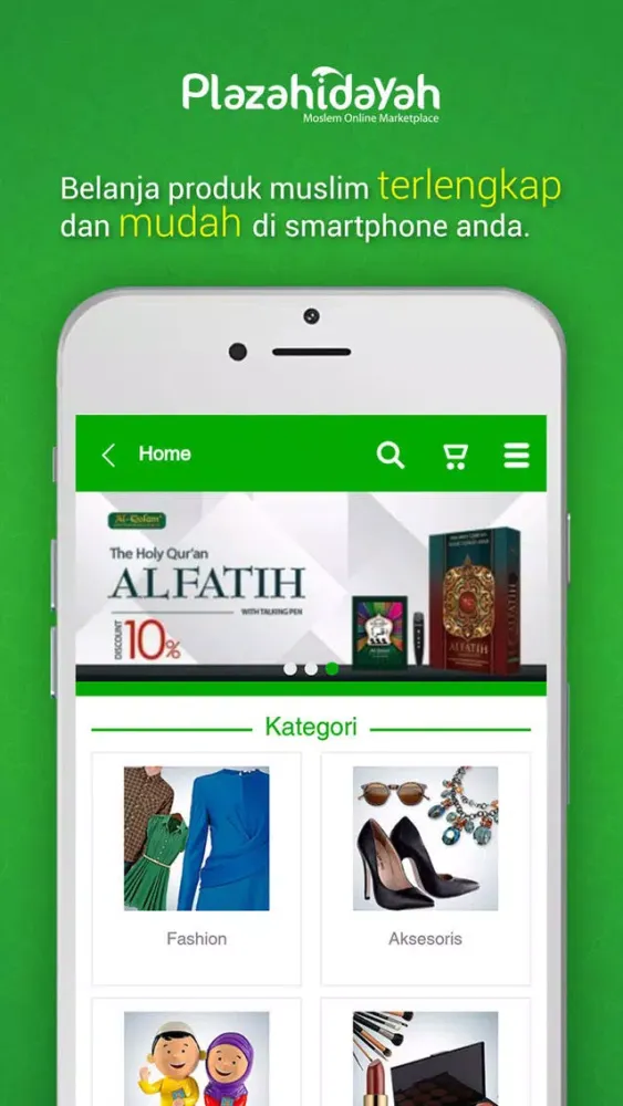 Capturas de tela do PlazaHidayah - Muslim Online Shop