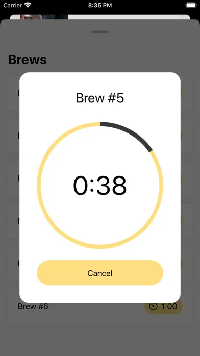 Captures d'écran de The Great Tea App