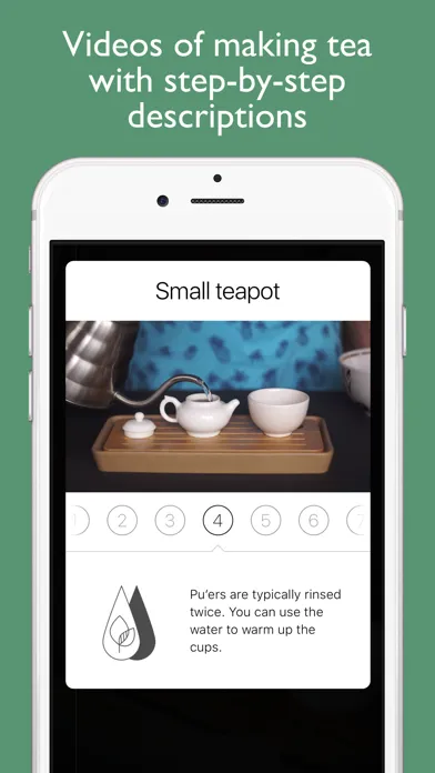 Capturas de pantalla de The Tea App