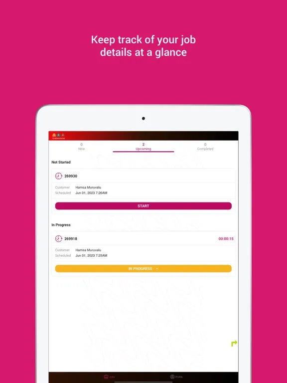 Скриншоты Mobiconnect Jobs iPad 