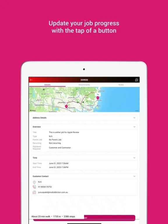 Скриншоты Mobiconnect Jobs iPad 