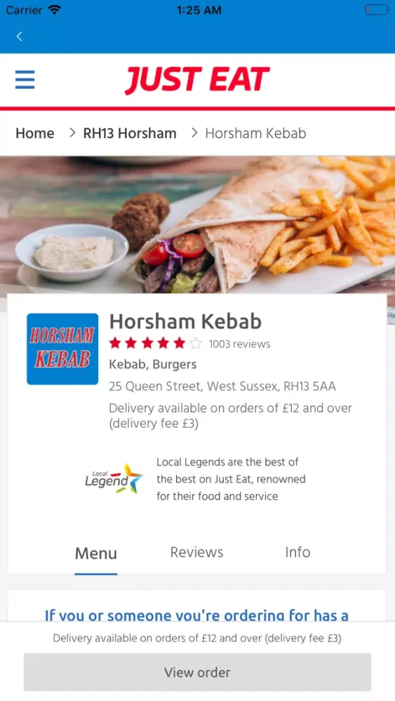 Скриншоты Horsham Kebab