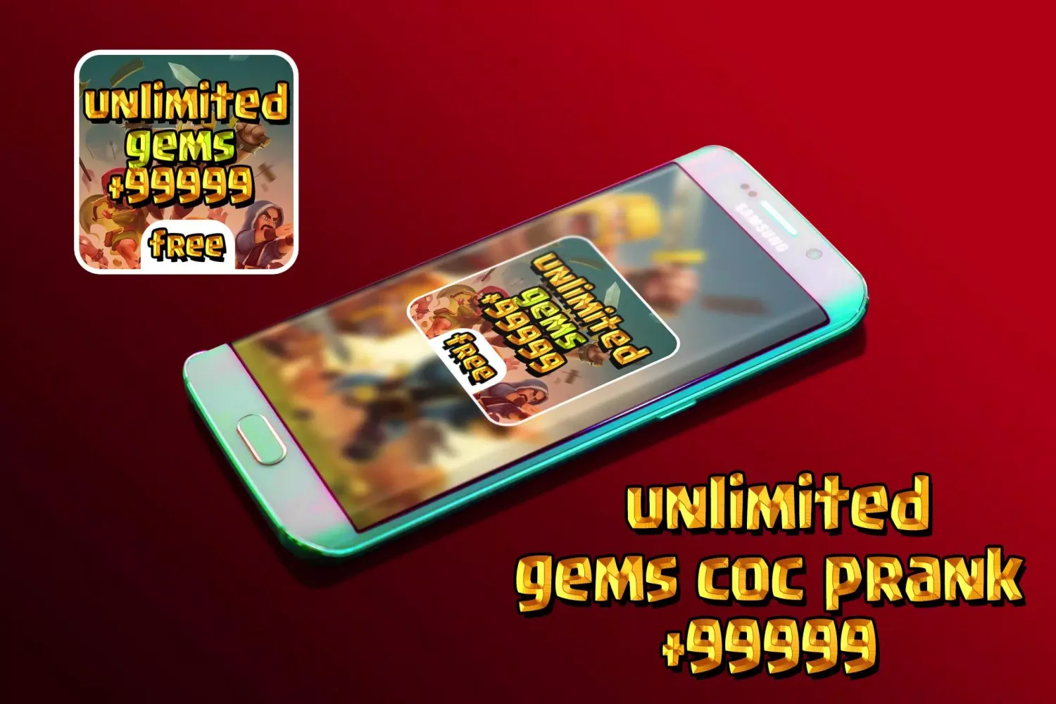 clash of clans gems prank应用截图
