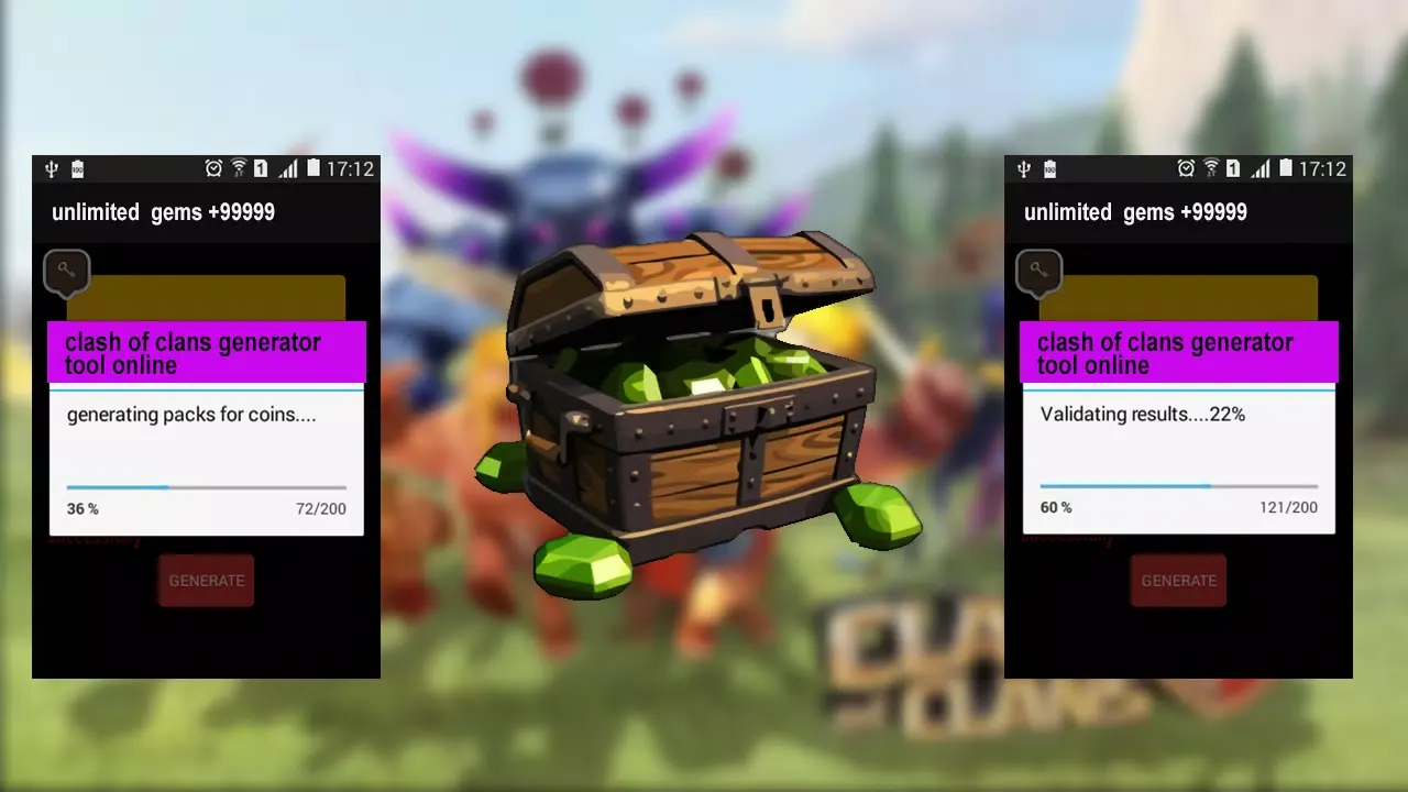 clash of clans gems prank应用截图