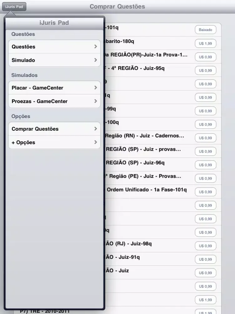 iJuris Pro - Concurso Público iPad  স্ক্রিনশট