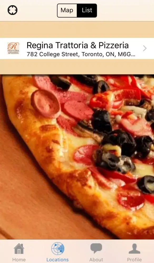 Regina Pizzeria and Trattoria应用截图
