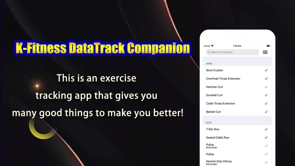 Captures d'écran de K-Fitness DataTrack Companion