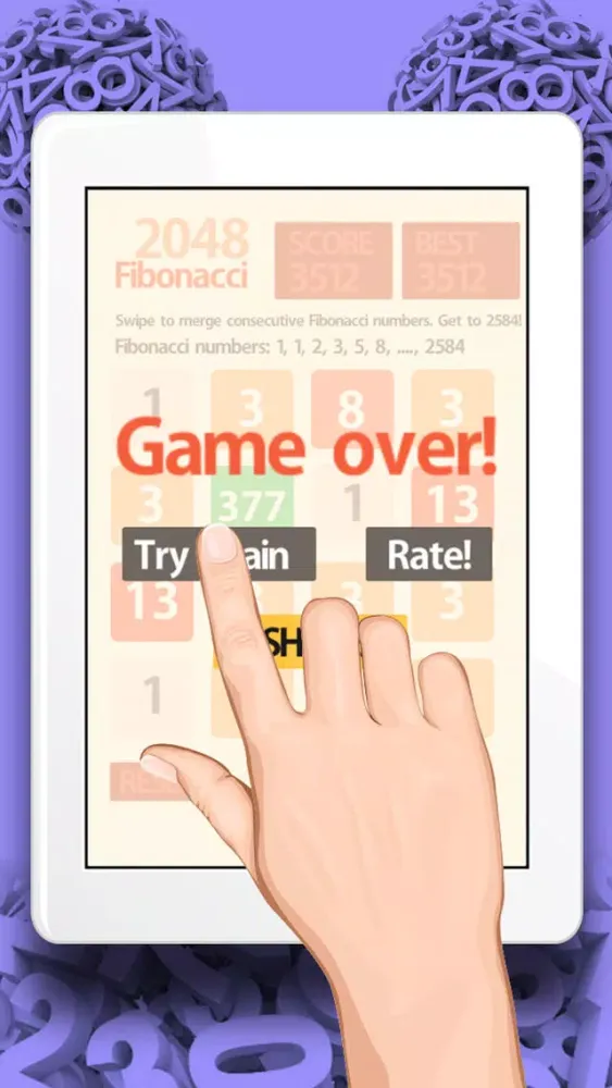 Скриншоты Fibonacci Challenge