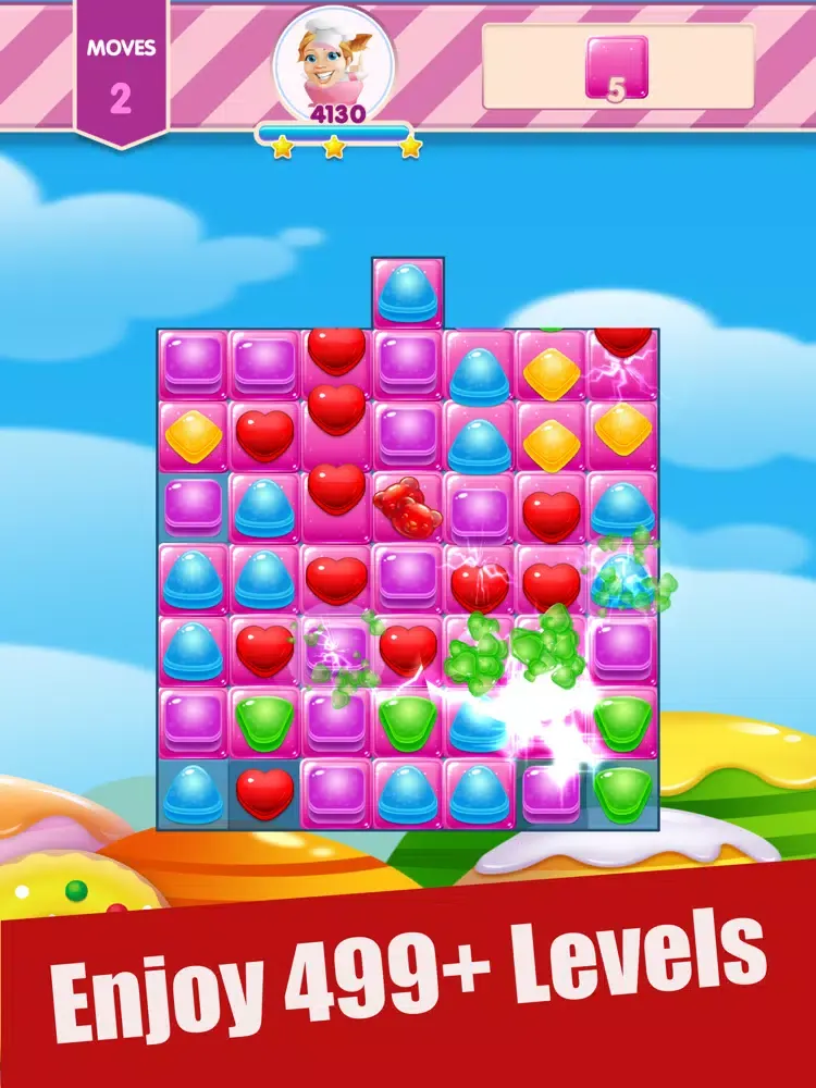 Tangkapan layar Fruity Loops: Match 3 iPad 