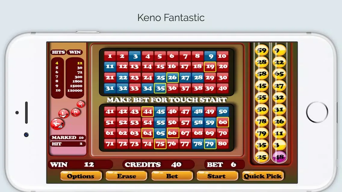Zrzuty ekranu Keno Fantastic