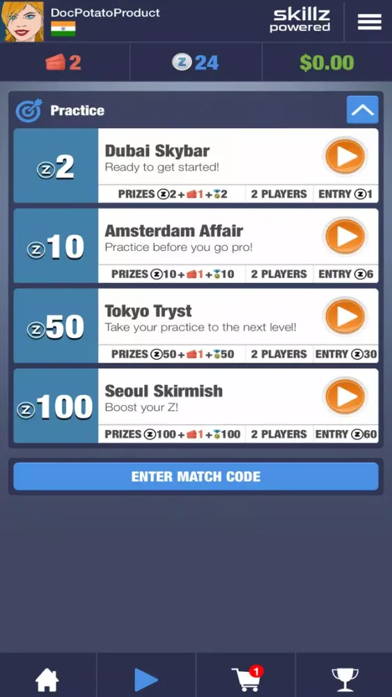 The Squares Puzzle 스크린샷