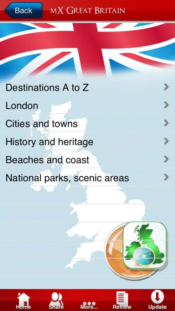 Capturas de pantalla de mX Great Britain - Top UK Travel Guide with offline maps (London, Edinburgh, Glasgow, Liverpool ...)