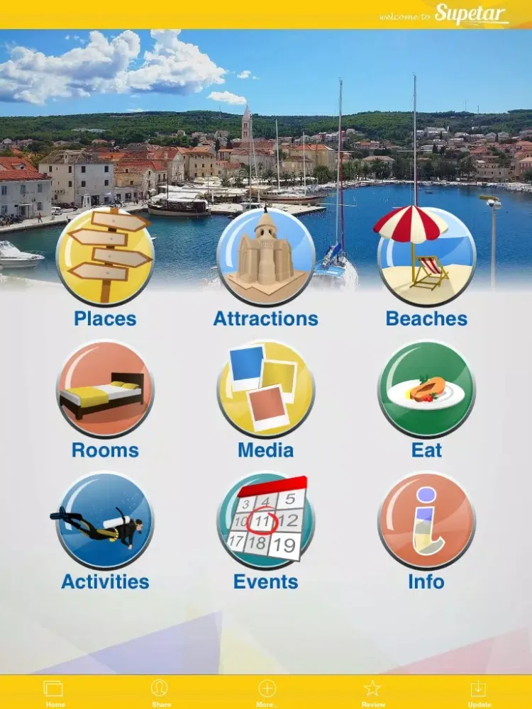Ảnh chụp màn hình của Welcome To Supetar iPad 