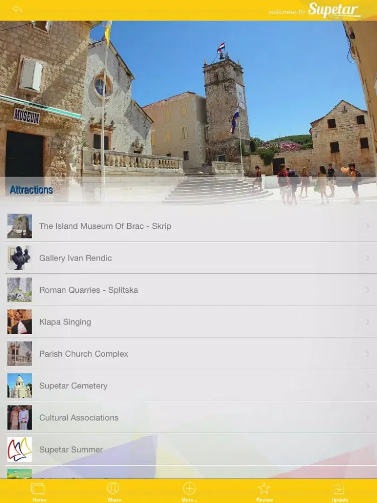 Ảnh chụp màn hình của Welcome To Supetar iPad 