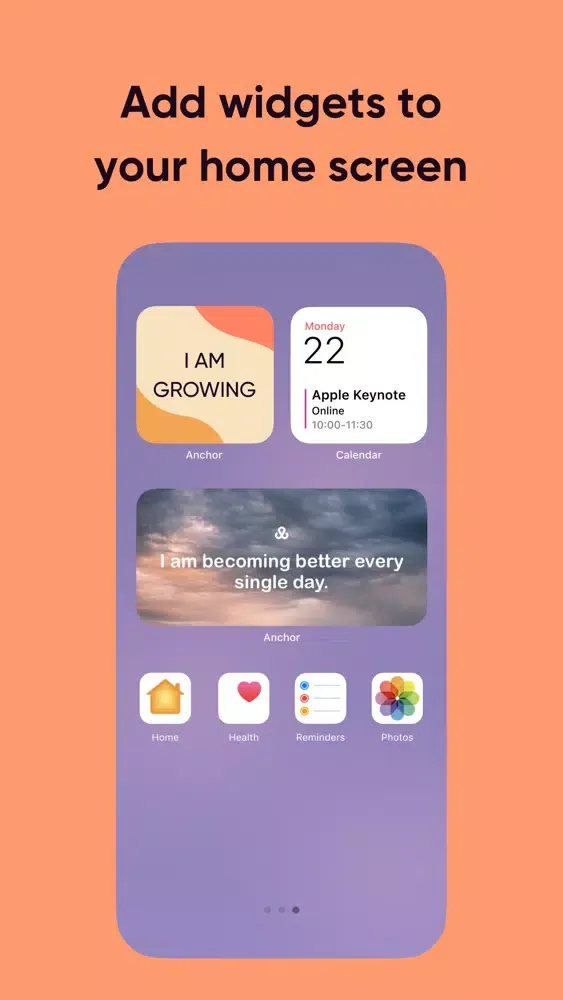 ภาพหน้าจอของ Anchor - Daily Affirmations