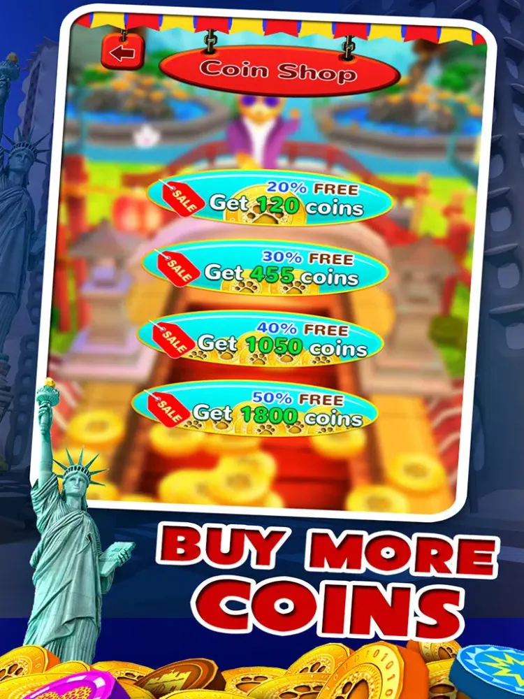 Capturas de tela do > Fortune Cat Magical Kingdom - A Kitty Coin Pusher Jackpot iPad 