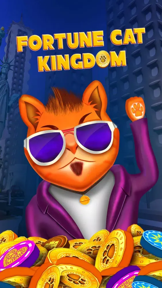 Capturas de tela do > Fortune Cat Magical Kingdom - A Kitty Coin Pusher Jackpot