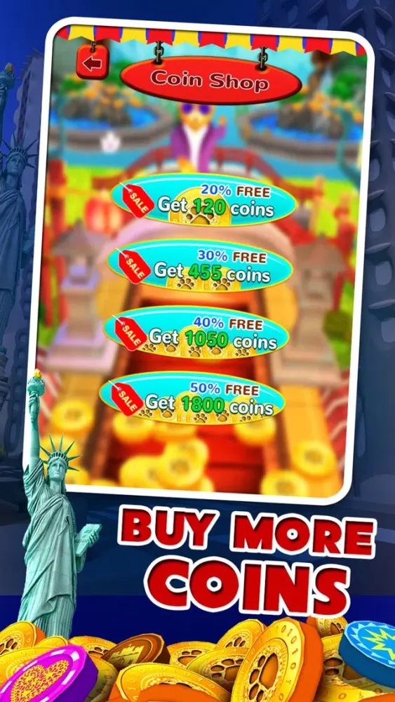 Capturas de tela do > Fortune Cat Magical Kingdom - A Kitty Coin Pusher Jackpot