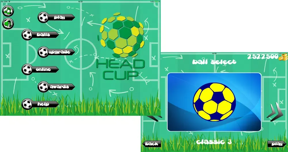 Tangkapan layar Head Cup
