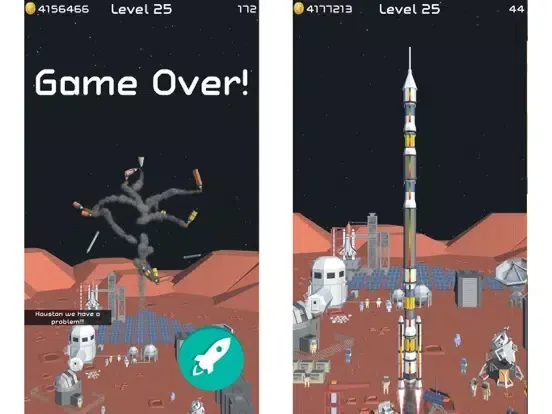 Ảnh chụp màn hình của Rocket Launch !!! iPad 