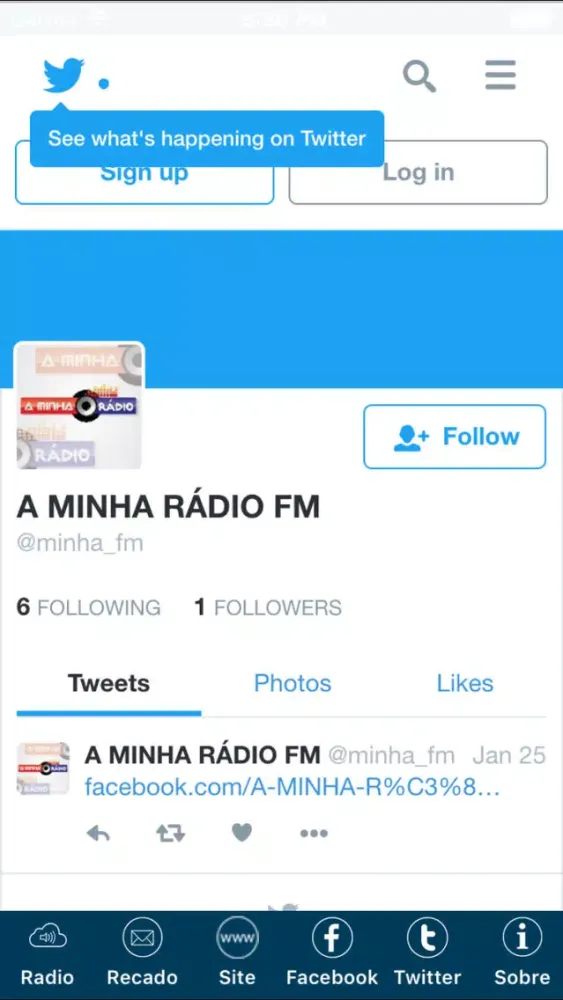 Capturas de pantalla de Minha Radio FM