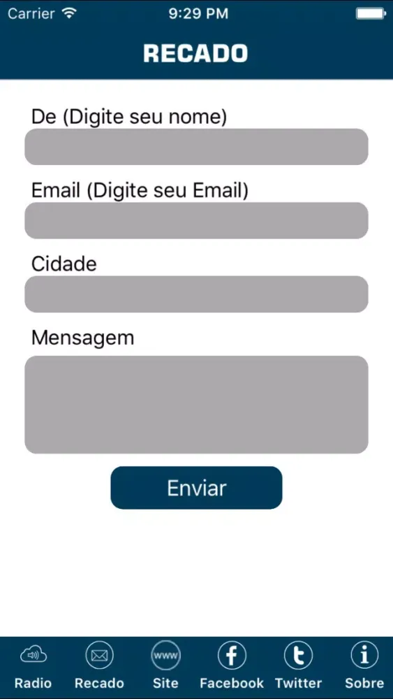 Capturas de pantalla de Minha Radio FM