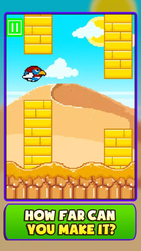 Awesome Flappy The Bird Race Game应用截图
