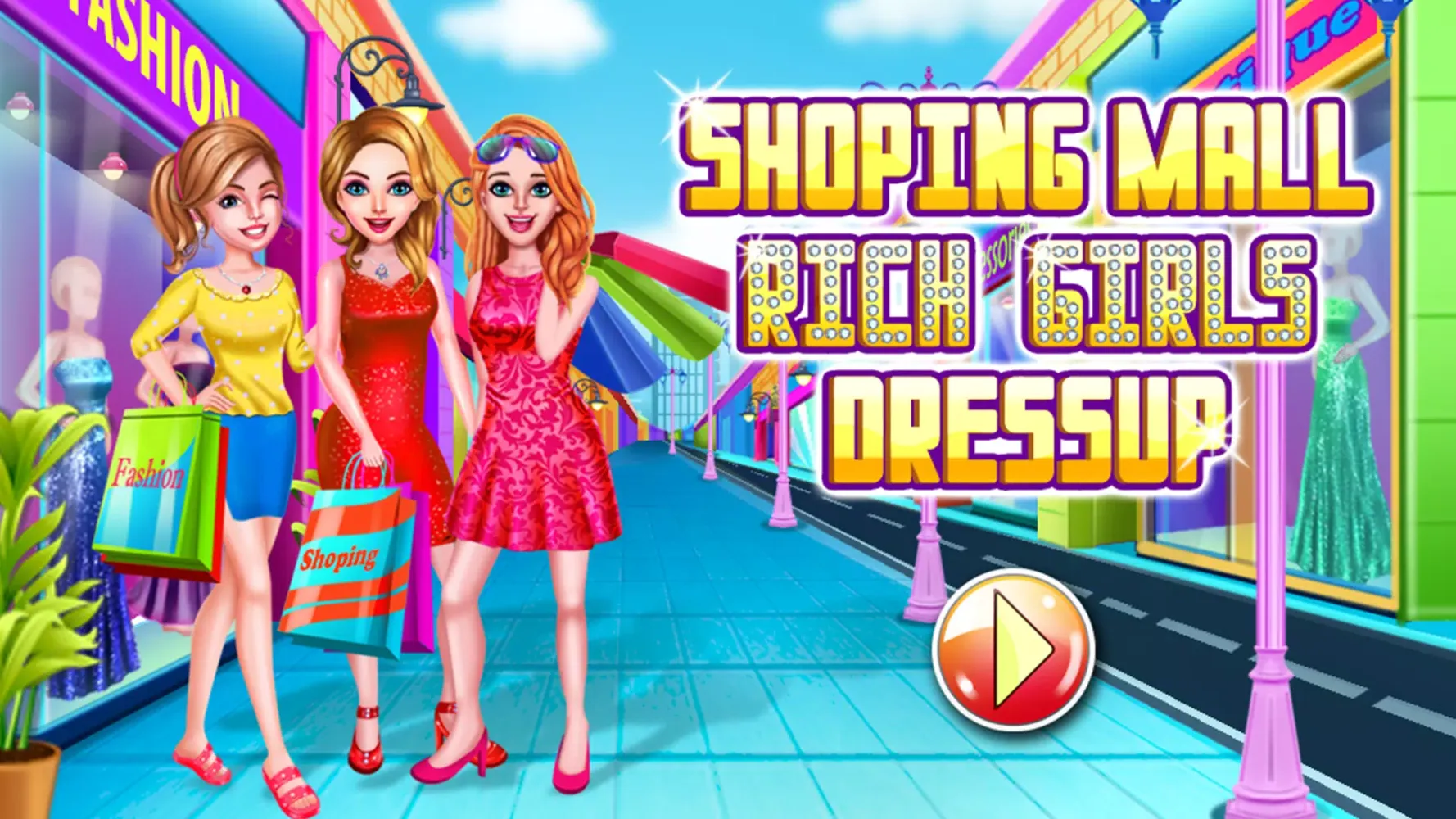 Rich Girls Shopping Mall Game应用截图