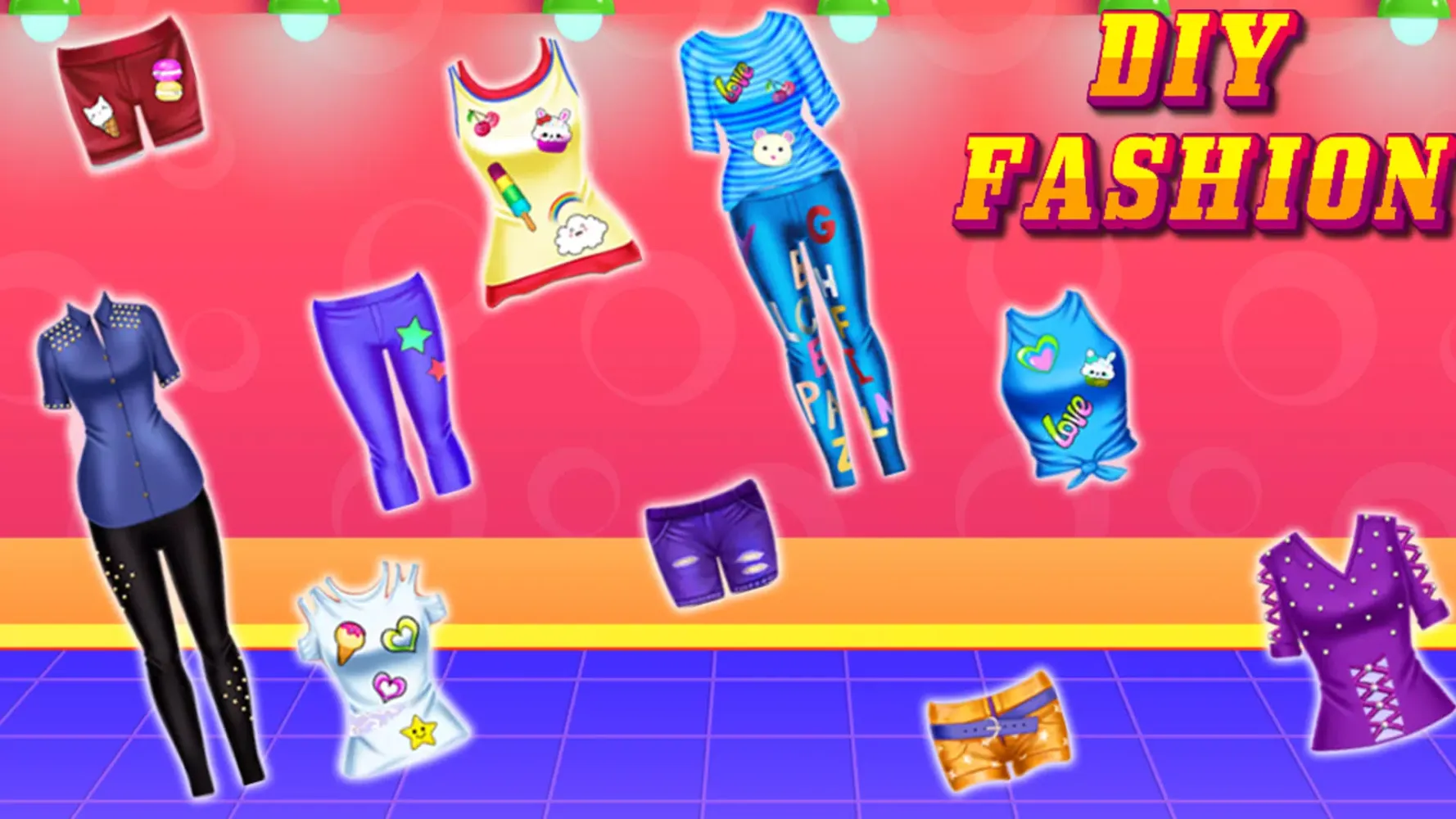 Rich Girls Shopping Mall Game应用截图