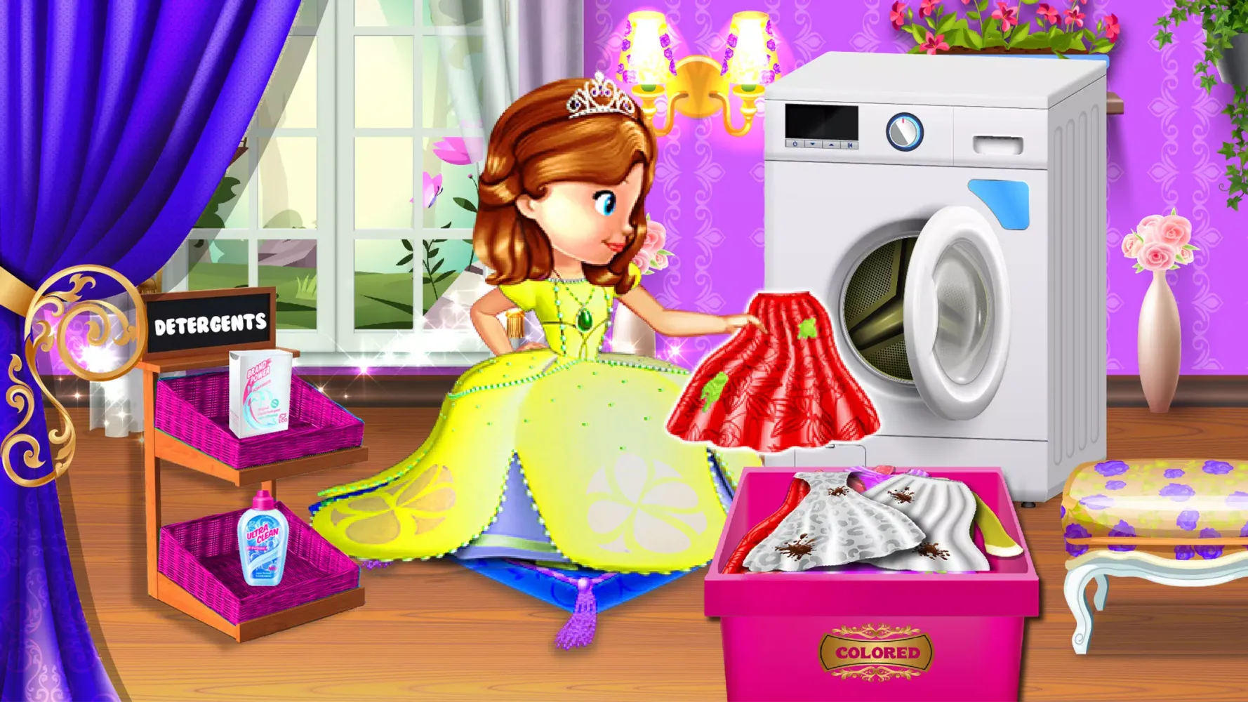 Laundry Washing Machine Games 스크린샷