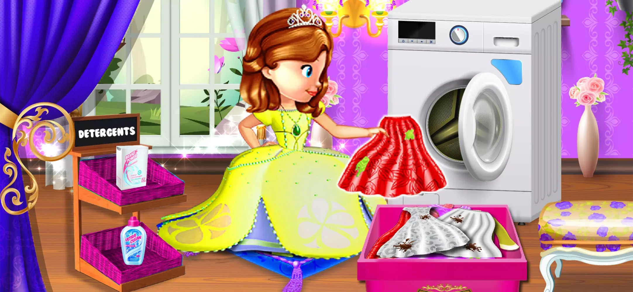 Laundry Washing Machine Games 스크린샷