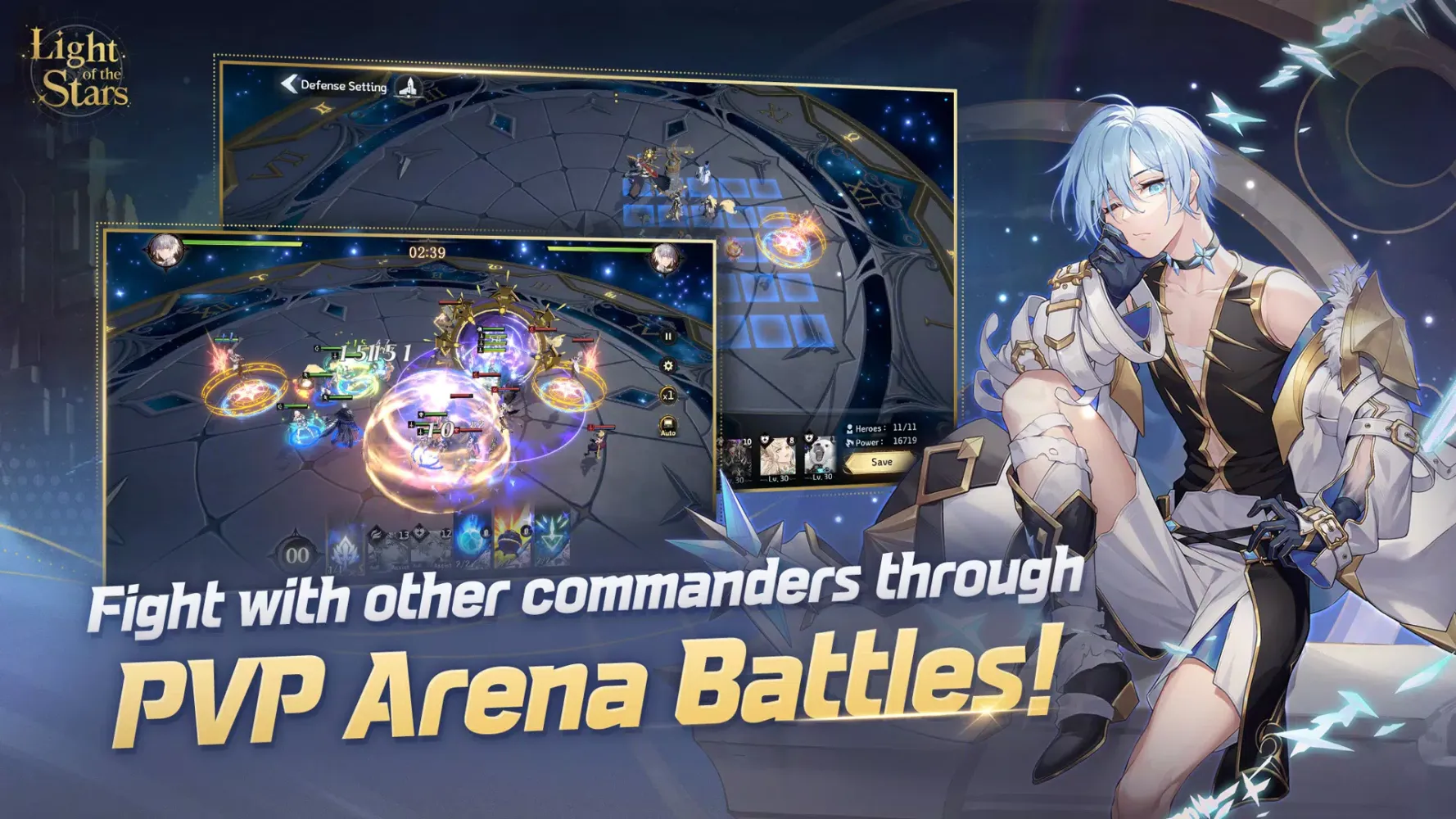 Captures d'écran de Light of the Stars - Gacha RPG